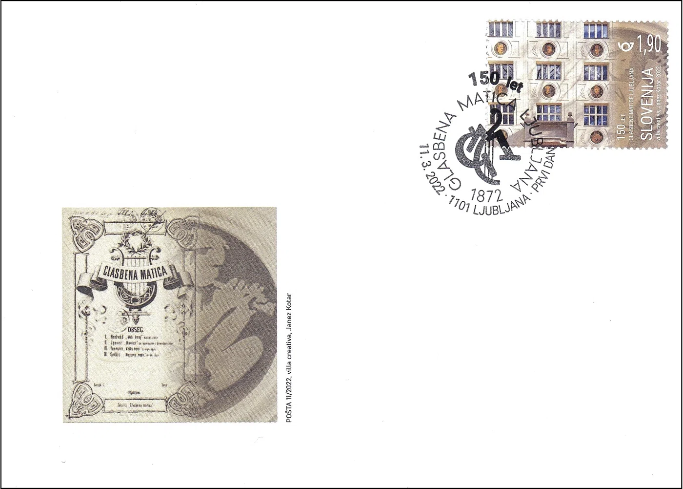 GLASBENA MATICA LJUBLJANA 150 LET
